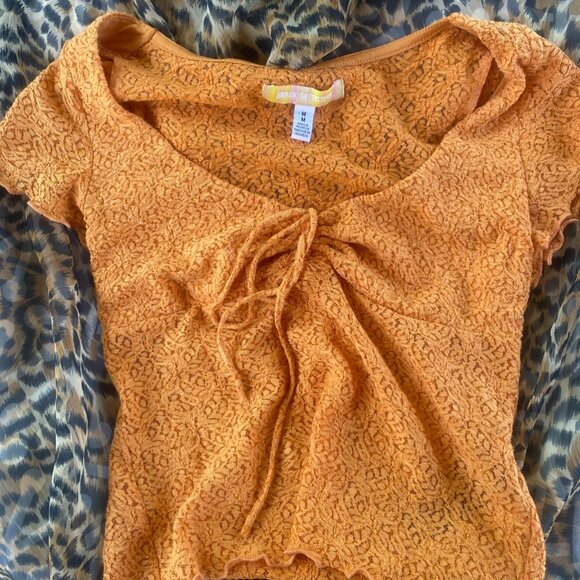 Urban Outfitters Mesh Going Out Top - Picture 1 of 2